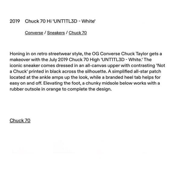 Converse High Top Graphic Chuck Taylor’s Black White 7.5 Men’s - Picture 11 of 11